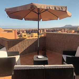  Apartment Brisas Fuerteventura: Optic Fiber,solarium,bbq Spain